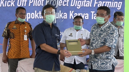Bupati Batu Bara Canangkan Kick Off Pilot Project Digital Farming