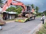 Bantu Satgas Pra TMMD Ke-112, Kodim Aceh Utara Datangkan Alat Berat