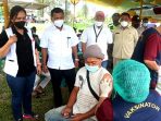 Bupati Simalungun Tinjau Kegiatan Serbuan 6 ribu Vaksin Covid-19 di Kecamatan Pamatang Sidamanik