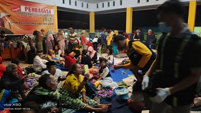 Panglima TNI Bersama Kepala BNPB Pusat Lakukan Pantauan Bencana APG Gunung Semeru