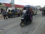 Personel Polsek Bandar Pulau Ciptakan Kamsertibcarlantas yang Kondusif