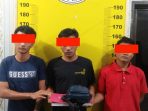 Polsek Bandar Pulau Polres Asahan Amankan Tiga Orang Pria Pengedar Narkotika Jenis Sabu