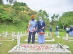 Kipan B Yonko 469 Kopasgat Ziarah dan Tabur Bunga Ditaman Makam Pahlawan