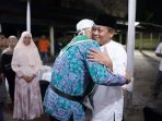 Waris Tholib Sambut Kepulangan Jamaah Haji Kota Tanjung Balai