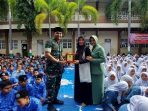 Dandim Aceh Utara Beri Motivasi Kepada Siswa SMPN 5 Lhokseumawe