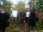Bupati Nias Barat Bersama Dandim 0213/Nias Letkol Inf Martky Jaya Perangin Angin Meninjau Lokasi TMMD